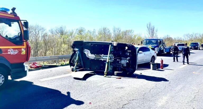 Accident de la route à Agde - photo DR