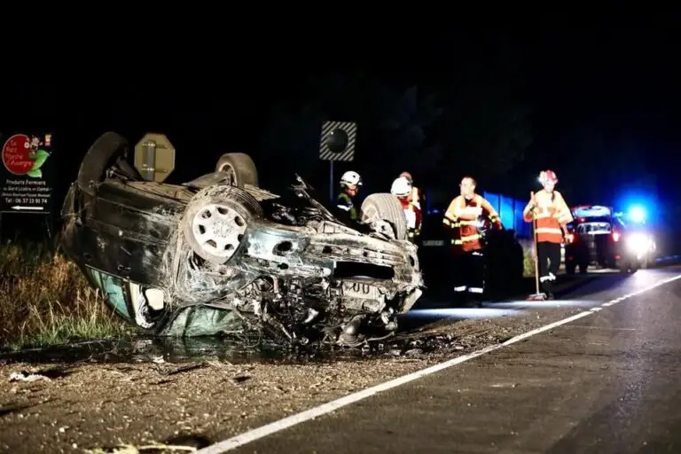 Accident dans le Gard - photo SDIS 30