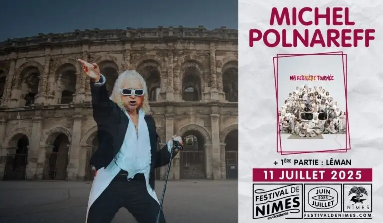 Polnareff Festival de Nîmes 2025 - photo d'illustration infOccitanie
