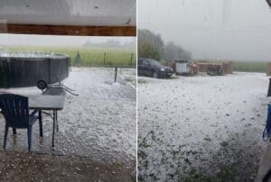 grêle météo