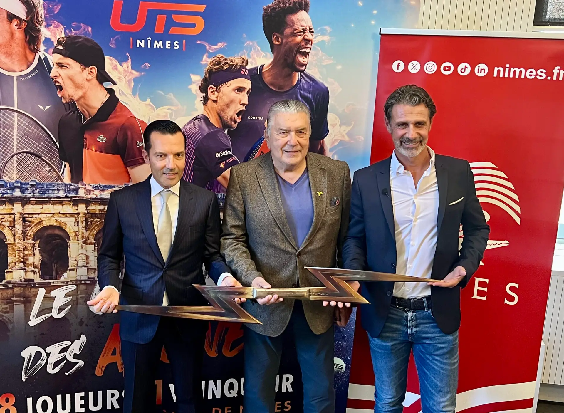Nîmes Gaël Monfils jouera dans les arènes en 2025