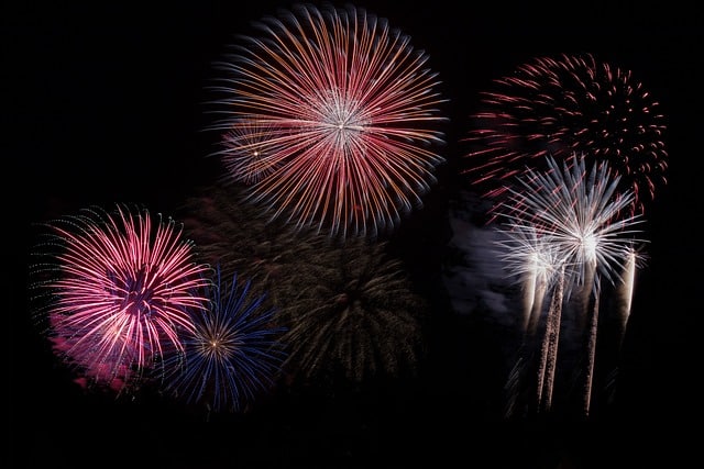 feu d'artifice