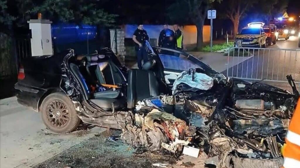 Car Crashes into House Facade, Helicopter Rescue